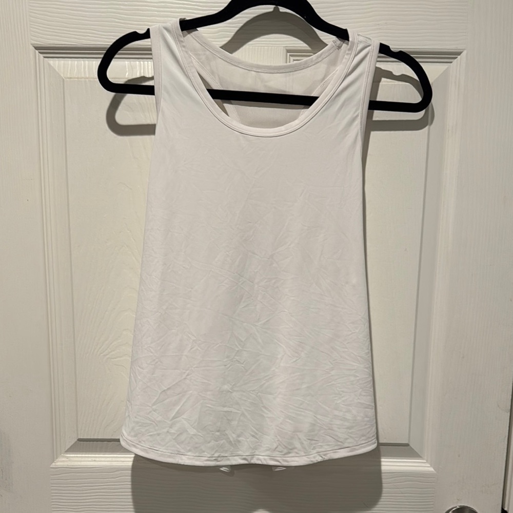 All in Motion Cream Muscle Tee Tank Top